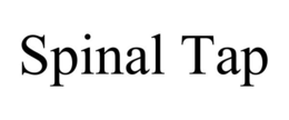 SPINAL TAP trademark
