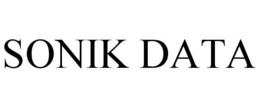 SONIK DATA trademark