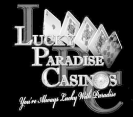 LPC LUCKY PARADISE CASINOS YOU'RE ALWAYS LUCKY WITH PARADISE trademark
