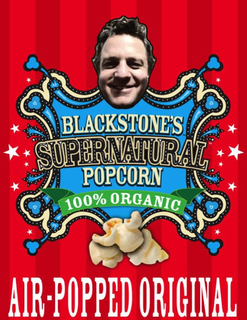 BLACKSTONE'S SUPERNATURAL POPCORN 100% ORGANIC AIR-POPPED ORIGINAL trademark