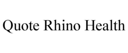 QUOTE RHINO HEALTH trademark