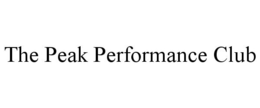 THE PEAK PERFORMANCE CLUB trademark