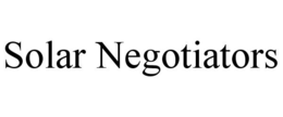 SOLAR NEGOTIATORS trademark