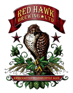 RED HAWK BREWING LTD HANDCRAFTED BELGIAN STYLE ALES trademark