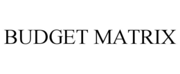 BUDGET MATRIX trademark