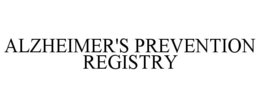 ALZHEIMER'S PREVENTION REGISTRY trademark