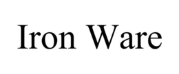 IRON WARE trademark