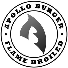· APOLLO BURGER · FLAME BROILED trademark