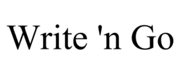 WRITE 'N GO trademark