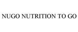 NUGO NUTRITION TO GO trademark