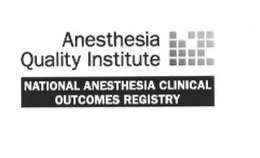 ANESTHESIA QUALITY INSTITUTE NATIONAL ANESTHESIA CLINICAL OUTCOMES REGISTRY trademark