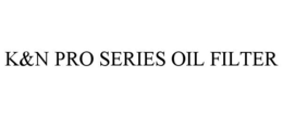 K&N PRO SERIES OIL FILTER trademark