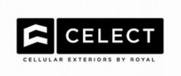 C CELECT CELLULAR EXTERIORS BY ROYAL trademark