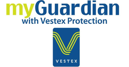 MYGUARDIAN WITH VESTEX PROTECTION V VESTEX trademark