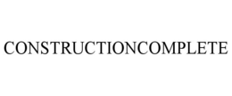 CONSTRUCTIONCOMPLETE trademark