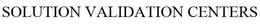 SOLUTION VALIDATION CENTERS trademark