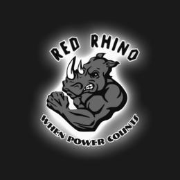 RED RHINO WHEN POWER COUNTS trademark