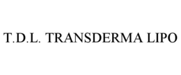 T.D.L. TRANSDERMA LIPO trademark