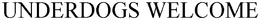 UNDERDOGS WELCOME trademark