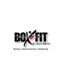 BOXFIT FIGHT 2B FIT BOXING · GROUP EXERCISE · KICKBOXING trademark