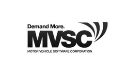 DEMAND MORE. MVSC MOTOR VEHICLE SOFTWARE CORPORATION trademark