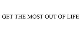 GET THE MOST OUT OF LIFE trademark