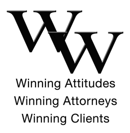 WW WINNING ATTITUDES WINNING ATTORNEYS WINNING CLIENTS trademark