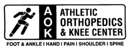 AOK ATHLETIC ORTHOPEDICS & KNEE CENTER FOOT & ANKLE | HAND | PAIN | SHOULDER | SPINE trademark