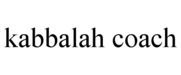KABBALAH COACH trademark