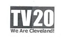 TV20 WE ARE CLEVELAND! trademark