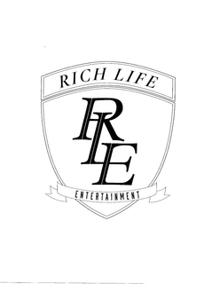 RICH LIFE ENTERTAINMENT RLE trademark