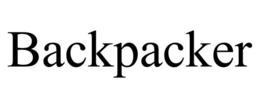BACKPACKER trademark