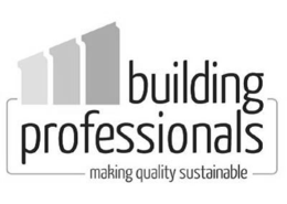 BUILDING PROFESSIONALS MAKING QUALITY SUSTAINABLE trademark