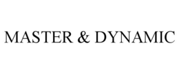 MASTER & DYNAMIC trademark