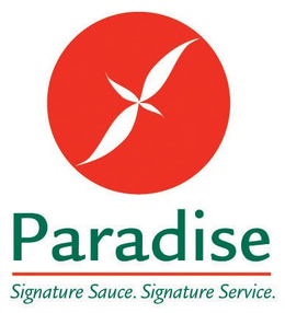 PARADISE SIGNATURE SAUCE. SIGNATURE SERVICE. trademark
