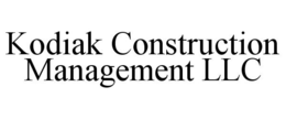 KODIAK CONSTRUCTION MANAGEMENT LLC trademark