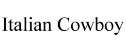 ITALIAN COWBOY trademark
