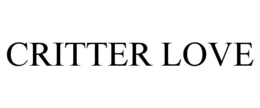 CRITTER LOVE trademark