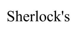 SHERLOCK'S trademark