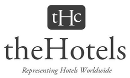 THC THEHOTELS.COM REPRESENTING HOTELS WORLDWIDE trademark