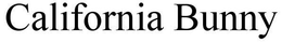 CALIFORNIA BUNNY trademark