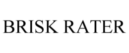 BRISK RATER trademark