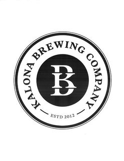 KALONA BREWING COMPANY ESTD 2012 KB trademark