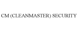 CM (CLEANMASTER) SECURITY trademark