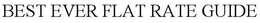 BEST EVER FLAT RATE GUIDE trademark