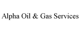 ALPHA OIL & GAS SERVICES trademark