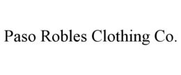 PASO ROBLES CLOTHING CO. trademark