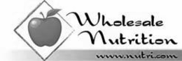 WHOLESALE NUTRITION WWW.NUTRI.COM trademark