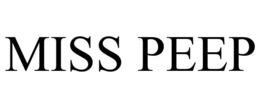 MISS PEEP trademark