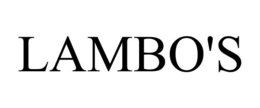 LAMBO'S trademark
